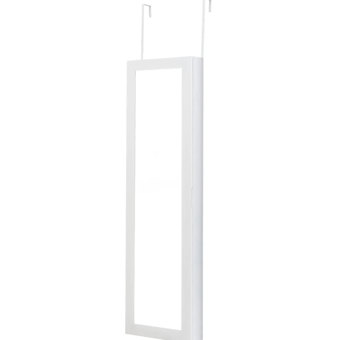 Schmuckschrank Spiegelschrank Wandspiegel Weiß 31,5 x 8,7 x 110 cm