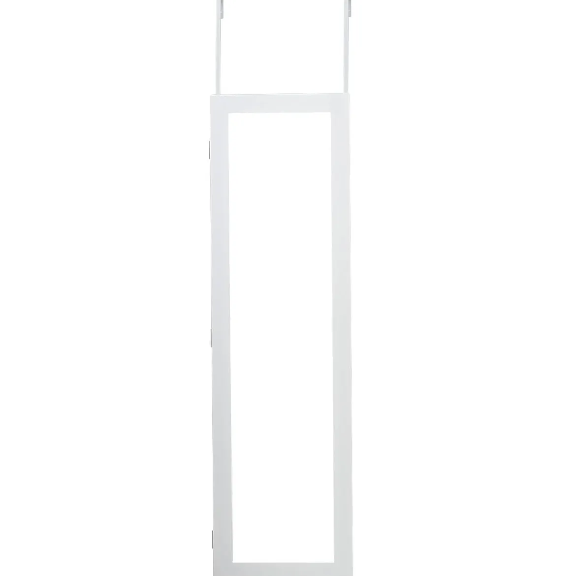 Schmuckschrank Spiegelschrank Wandspiegel Weiß 31,5 x 8,7 x 110 cm