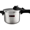 Schnellkochtopf 6 L Pressure Cooker Dampfkochtopf mit Sicherheitsventil Edelstahl 42,5 x 24,8 x 23 cm