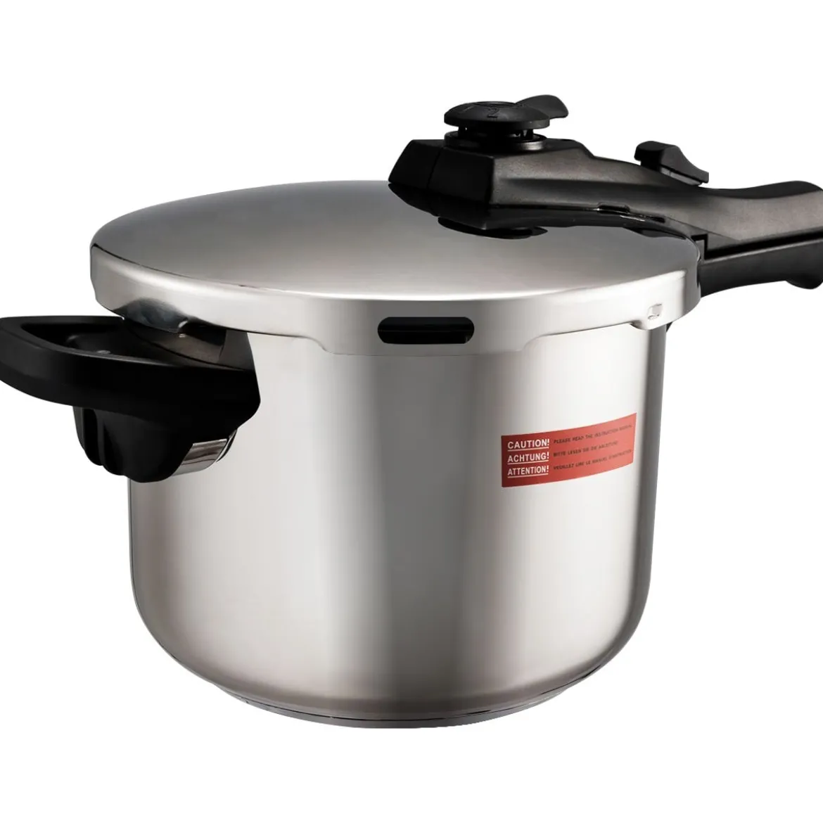 Schnellkochtopf 6 L Pressure Cooker Dampfkochtopf mit Sicherheitsventil Edelstahl 42,5 x 24,8 x 23 cm