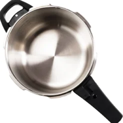Schnellkochtopf 6 L Pressure Cooker Dampfkochtopf mit Sicherheitsventil Edelstahl 42,5 x 24,8 x 23 cm