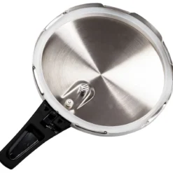 Schnellkochtopf 6 L Pressure Cooker Dampfkochtopf mit Sicherheitsventil Edelstahl 42,5 x 24,8 x 23 cm