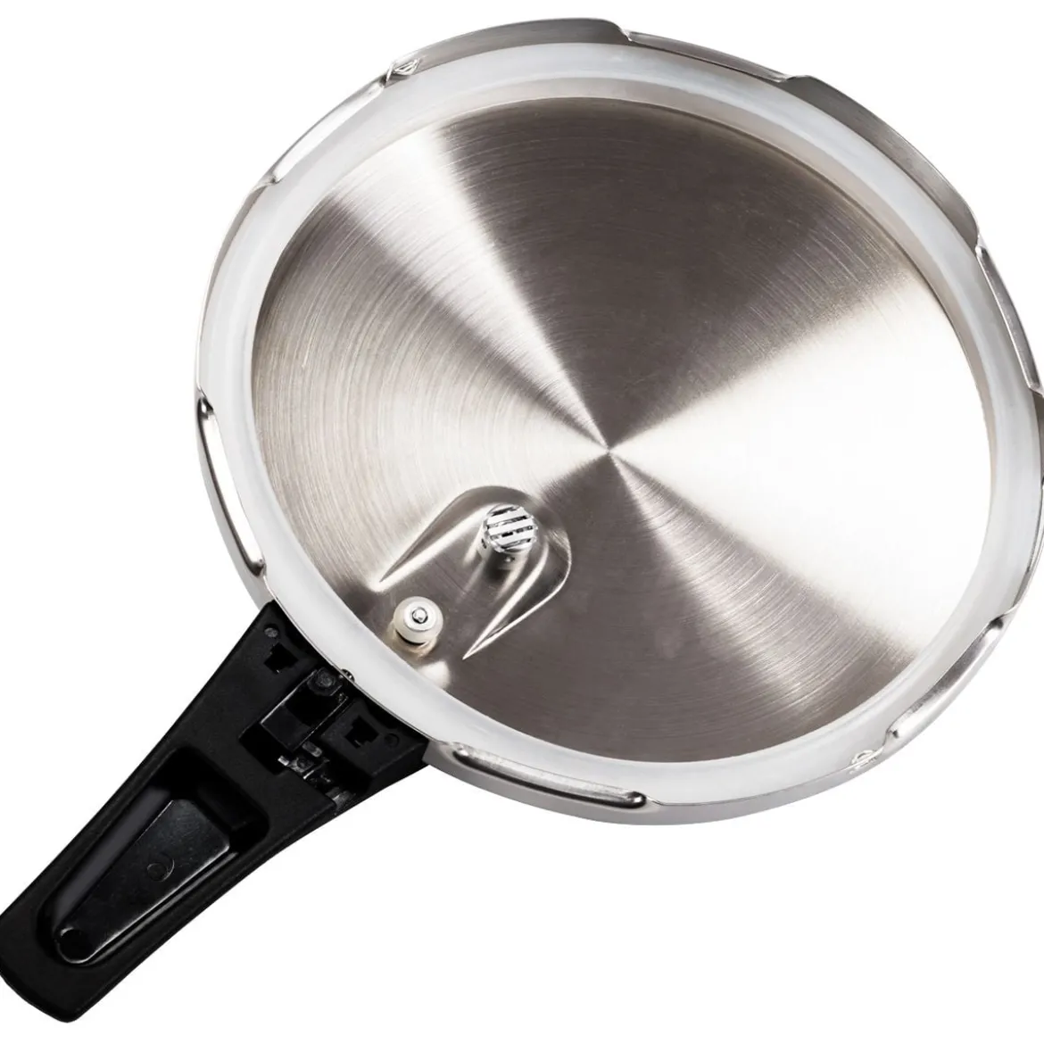 Schnellkochtopf 6 L Pressure Cooker Dampfkochtopf mit Sicherheitsventil Edelstahl 42,5 x 24,8 x 23 cm