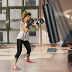 Schwerer Boxsack für Erwachsene 4 in 1 Boxsack hängend mit 12OZ Boxhandschuhen