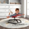 Sensorischer Drehstuhl Kinder 360° Kinderdrehstuhl Karussell Autismus Kinderstuhl mit rutschfester Metallbasis Rot Blume