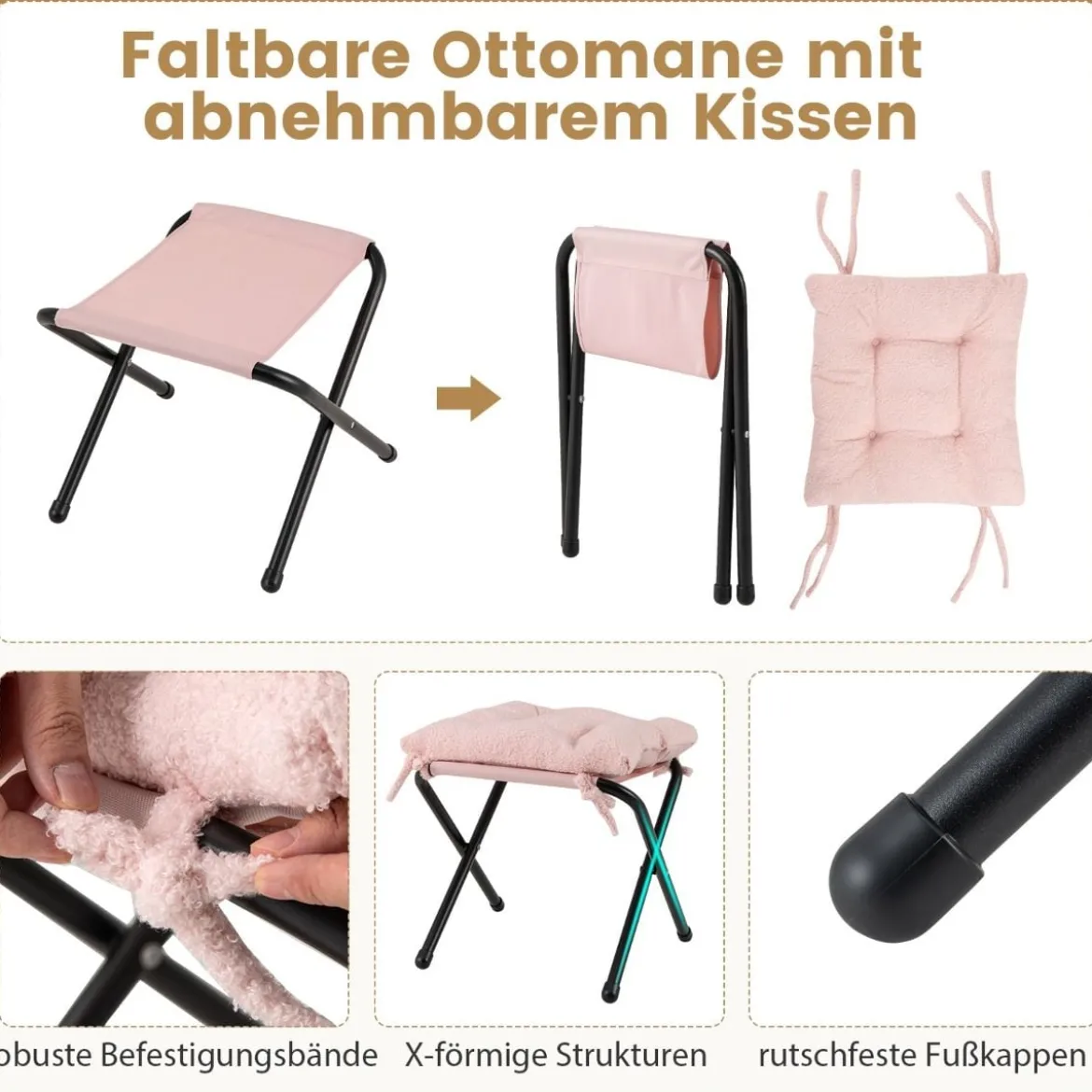 Sessel mit Armlehnen & Seitentasche & Fußstütze & Hocker Relaxsessel Loungesessel Fernsehsessel