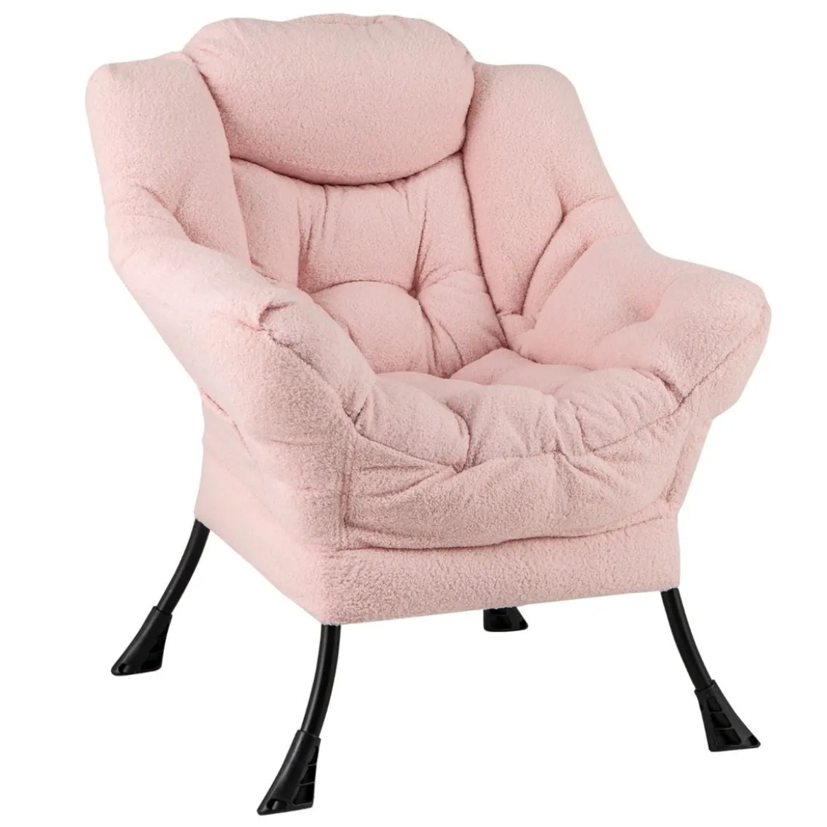 Sessel mit Armlehnen & Seitentasche & Fußstütze & Hocker Relaxsessel Loungesessel Fernsehsessel