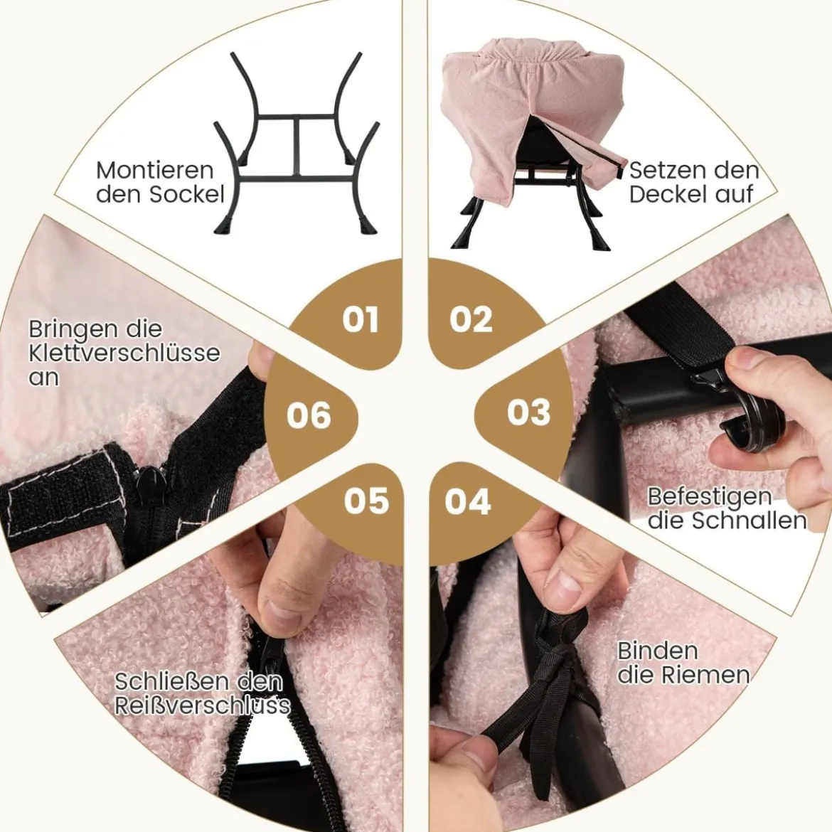 Sessel mit Armlehnen & Seitentasche & Fußstütze & Hocker Relaxsessel Loungesessel Fernsehsessel