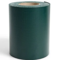 Sichtschutzfolie Zaunblende PVC Zaunfolie Gartenzaun Abdeckung Sichtschutz Windschutz 35 m x 19 cm Dunkelgrün