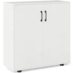 Sideboard mit Türen & Verstellbarem Regal Beistellschrank Aufbewahrungsschrank