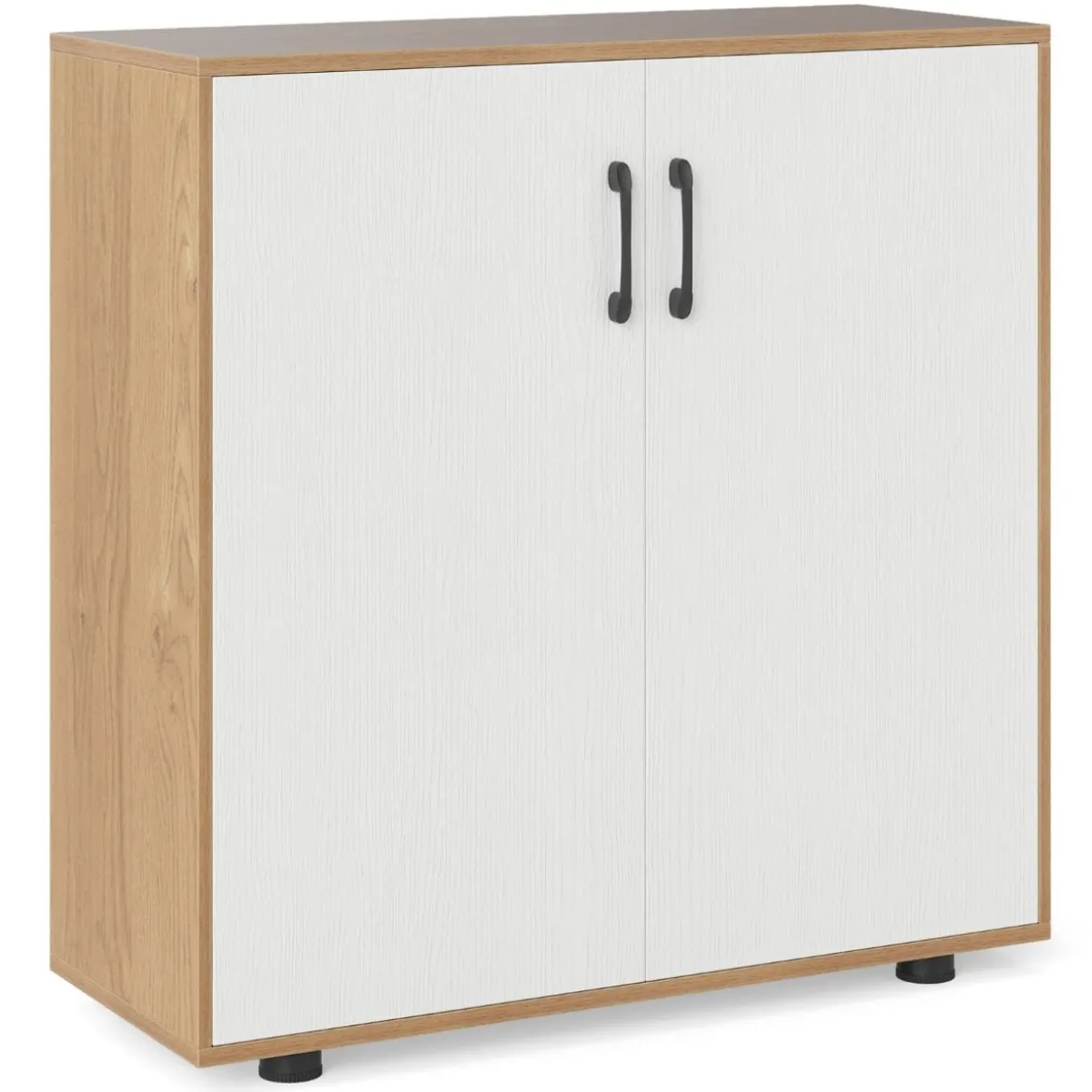 Sideboard mit Türen & Verstellbarem Regal Beistellschrank Aufbewahrungsschrank