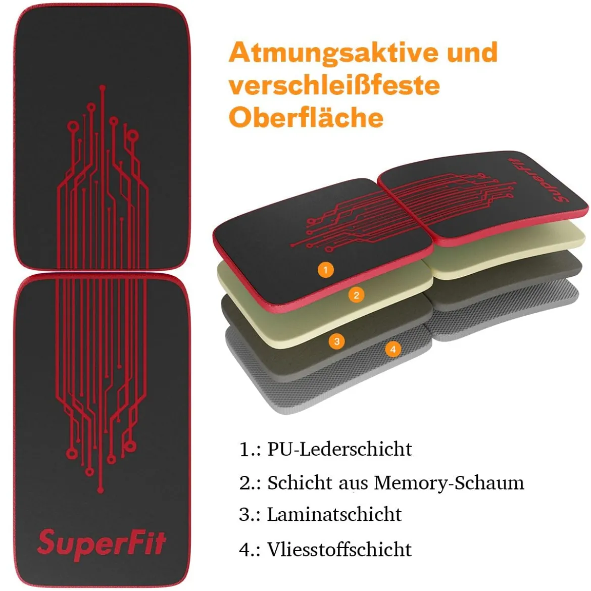 Sit Up Bank klappbar Schrägbank verstellbar Trainingsbank bis zur 200kg belastbar Rot