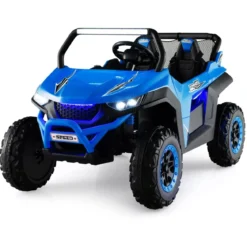 2 Sitzer Kinderauto mit 2,4G Fernbedienung 12V Kinder UTV mit Musik und Scheinwerfer 118 x 74 x 71 cm