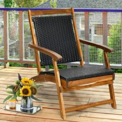 Sonnenliege Klappbar Gartenliege mit Ausziehbarer Fußteil & Ergonomischer Rückenlehne