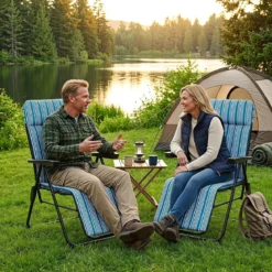 Sonnenliege Klappbar Wetterfester Liegestuhl mit Auflage Verstellbarer Rückenlehne bis 150 kg Belastbar