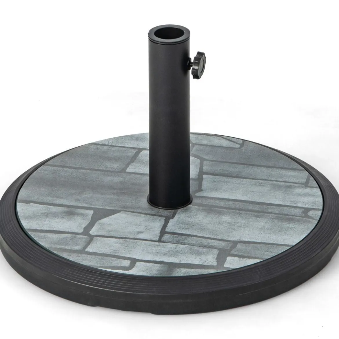 Sonnenschirmständer 15 kg Schirmständer für Schirmstangen von 35/38/48 mm