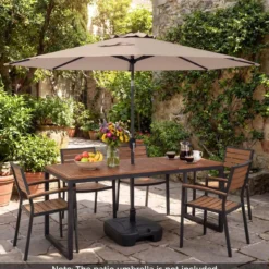 Sonnenschirmständer 22 Liter / 25 kg Befüllbar Schirmständer für Schirmstangen von 33 / 38 / 48 mm
