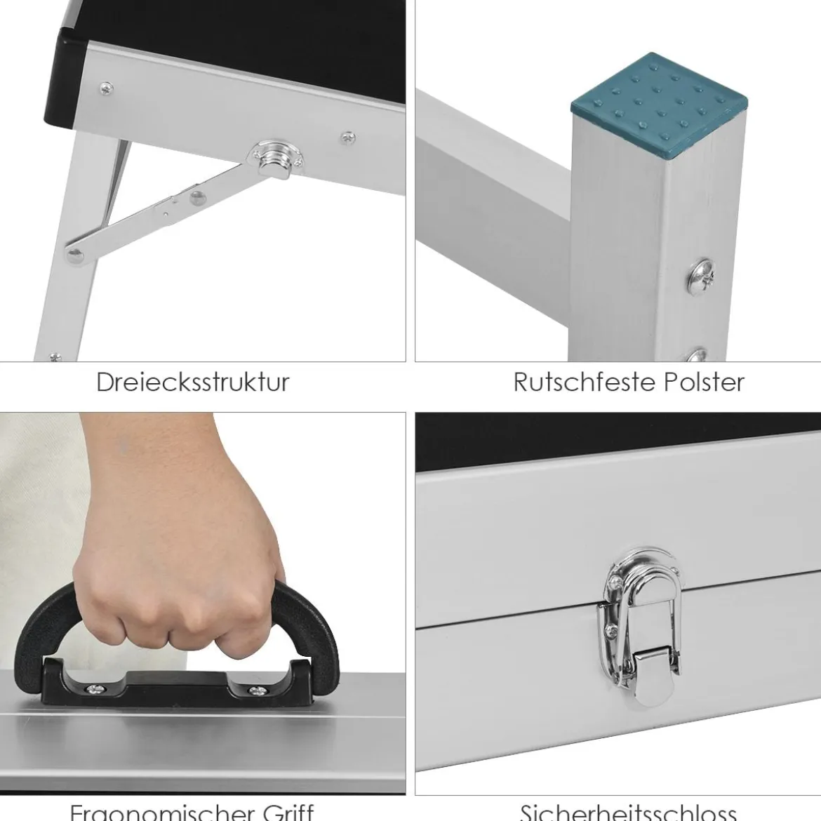 Spielbrett mit klappbarem Design & Griff für einfachen Transport klassisch geeignet mit 8 Sandsäcken
