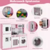 Spielküchen-Spielzeugset Kinderküche mit Ofen Waschmaschine Mikrowelle Rollenspielküche