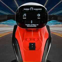 Spielzeug-Motorrad elektrisches Motorrad mit Musik und Hupe Elektrofahrzeugfür Kinder