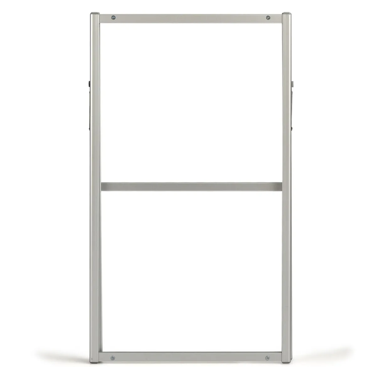 Stabiler doppelseitiger Schildständer mit A-förmigem Rahmen Plakatständer für 60 x 90 cm Poster Silber