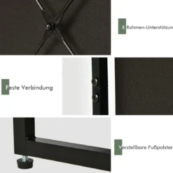 Standregal Bücherregal Aufbewahrungsschrank mit Schubladen 43 x 39 x 156 cm Braun