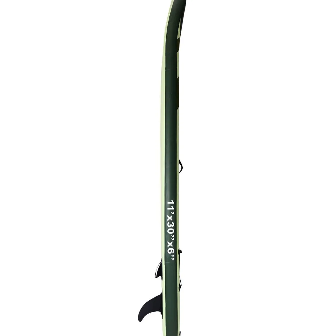 Stand Up Board Set Aufblasbares Paddelbrett Surfboard Grün 335 x 76 x 15 cm