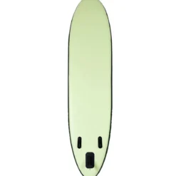 Stand Up Board Set Aufblasbares Paddelbrett Surfboard Grün 335 x 76 x 15 cm