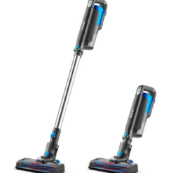 Staubsauger kabellos ultraleicht 6-in-1 Handstaubsauger hohe Saugkraft mit Lithium-Akku Blau