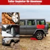 2 Stücke Anfahrhilfe Sandbleche Offroad Reifenleiter für Sand/Schlamm/Schnee 10 Tonnen Rot