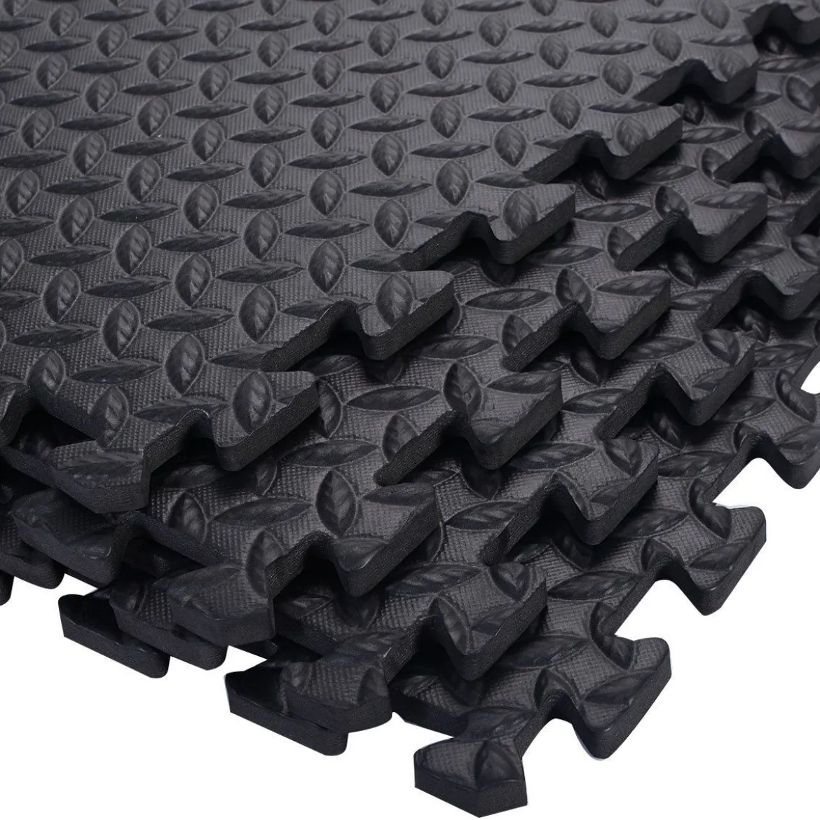 12 Stück Schutzmatten Set Bodenschutzmatte Puzzlematte Unterlegmatte für Bodenschutz