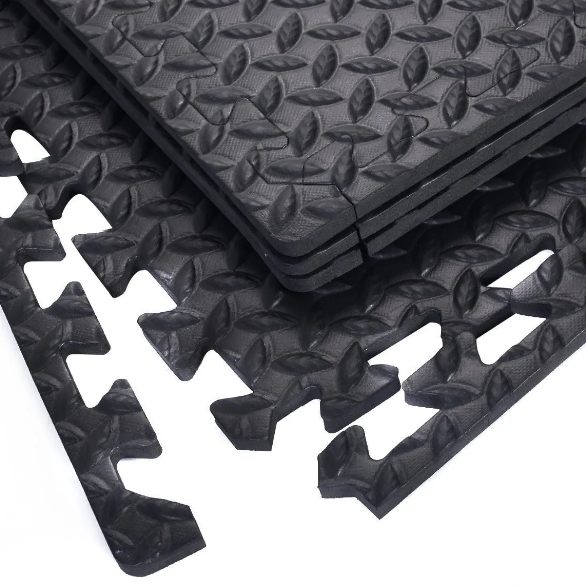 12 Stück Schutzmatten Set Bodenschutzmatte Puzzlematte Unterlegmatte für Bodenschutz