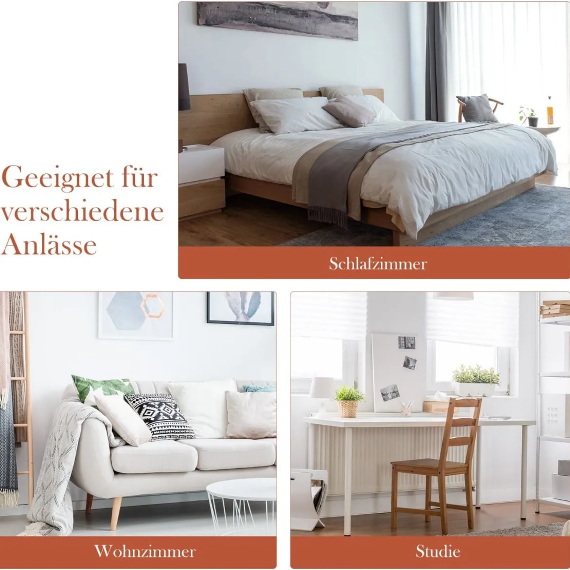 Stehleuchte Garderobenständer mit 6 Haken Stehlampe Holz E27 Fassung für Wohnzimmer Schlafzimmer Büro 180cm