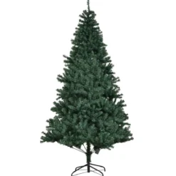 Tannenbaum Künstlicher Weihnachtsbaum mit LED-Lichterketten Christbaum 120/180/210/240/270 cm Grün