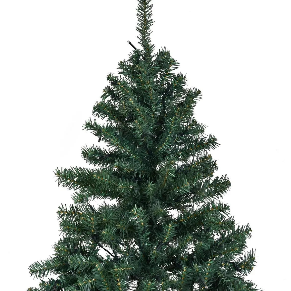 Tannenbaum Künstlicher Weihnachtsbaum mit LED-Lichterketten Christbaum 120/180/210/240/270 cm Grün