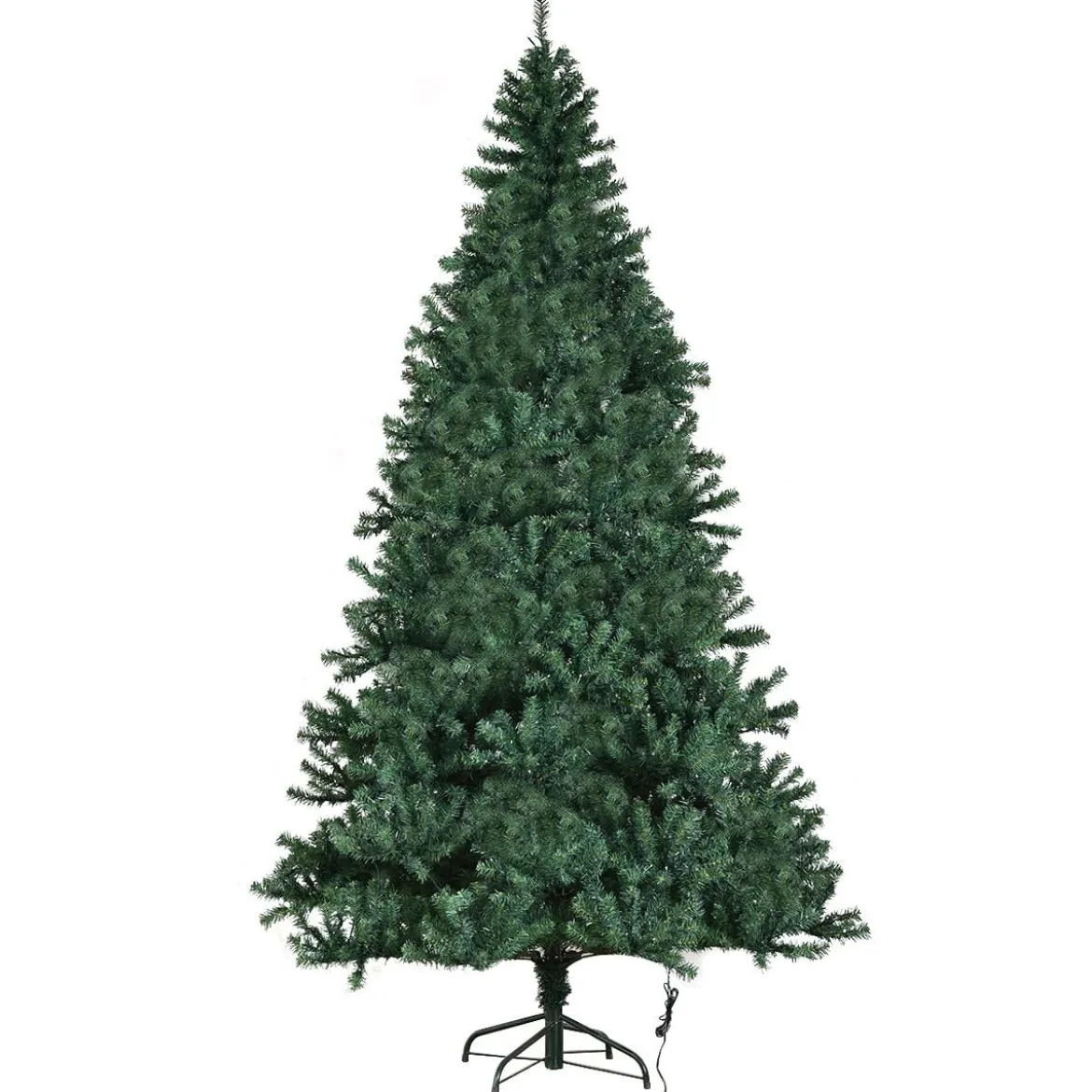 Tannenbaum Künstlicher Weihnachtsbaum mit LED-Lichterketten Christbaum 120/180/210/240/270 cm Grün