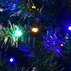 Tannenbaum Künstlicher Weihnachtsbaum mit LED-Lichterketten Christbaum 120/180/210/240/270 cm Grün