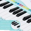 37 Tasten Kinder-Keyboard elektronisches Kinderklavier mit Licht Aufnahme & Abspiel Funktion Blau