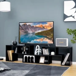 3-teiliger Fernsehschrank aus Holz für TVs bis zu 65