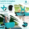 4-teiliges Kinder Golfschläger Set mit Golftasche & Regenhaube für Kinder von 5-7 Jahren Blau