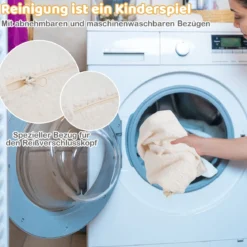 5-teiliges Schaumstoffbausteine für Kleinkinder Softbausteine mit Bällebad (ohne Bälle) & Sherpa-Bezügen Indoor Beige