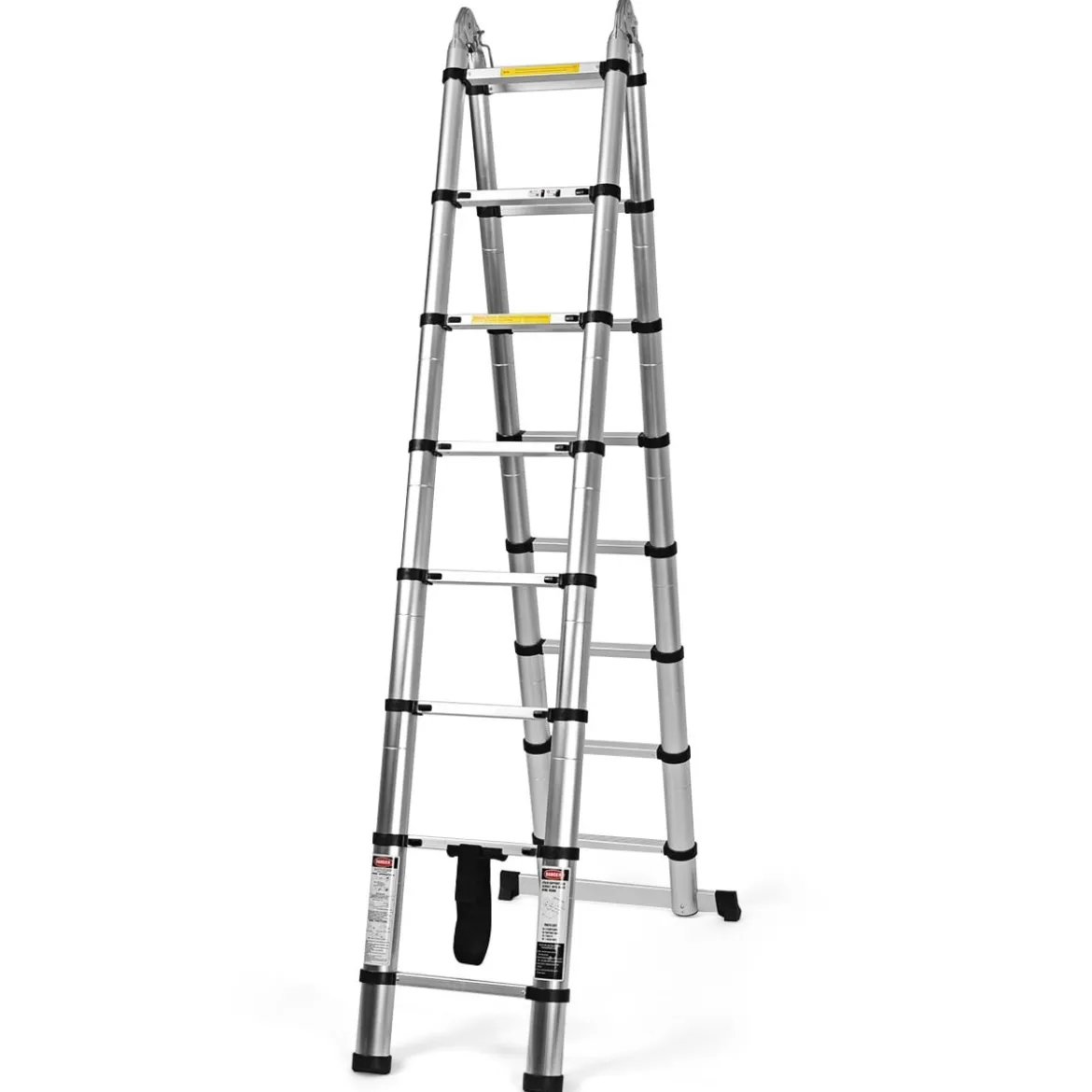 Teleskopleiter Aluminium Klappleiter Mehrzweckleiter Multifunktionsleiter Anlegeleiter Belastbarkeit 150 kg