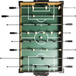 Tischkicker in Wettbewerbsgröße Kickertisch für Erwachsene und Kinder 122 x 61 x 79cm Braun
