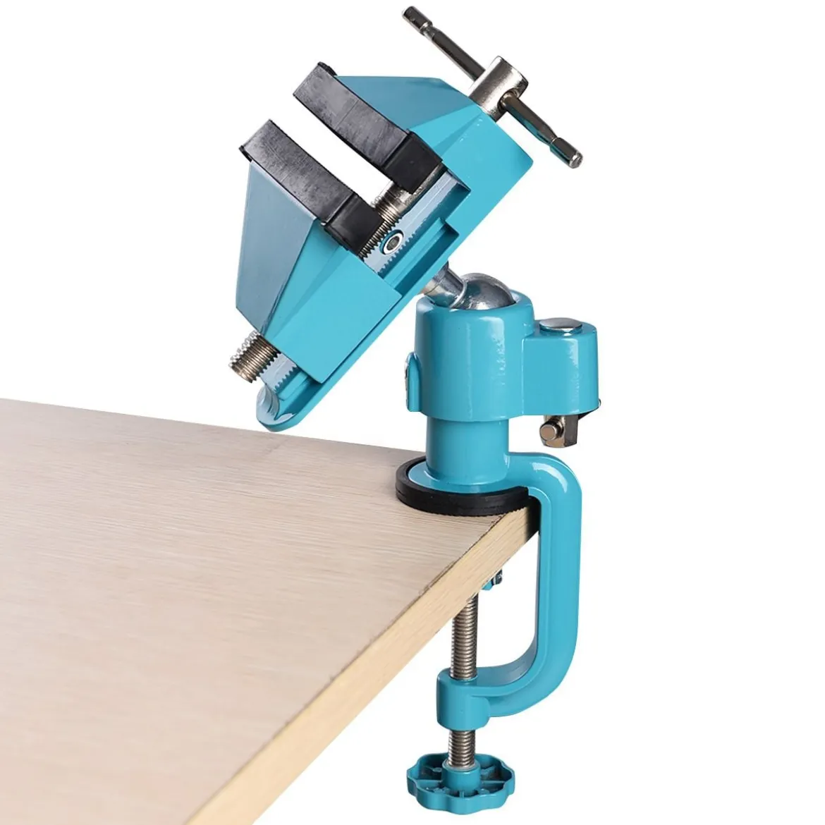Tischschraubstock Mini Tisch Schraubstock Werkbank 360° drehbar schwenkbar