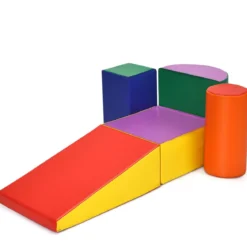 5 tlg. Schaumstoffbausteine Kleinkinder Riesenbausteine Softbausteine Schaumstoff Bunt