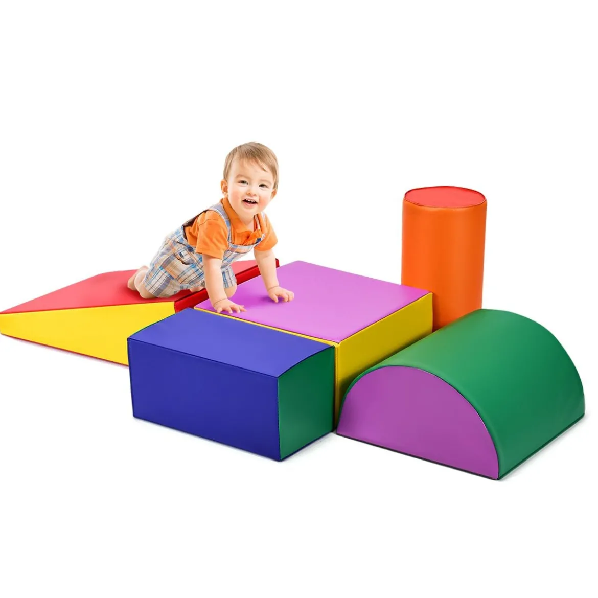5 tlg. Schaumstoffbausteine Kleinkinder Riesenbausteine Softbausteine Schaumstoff Bunt