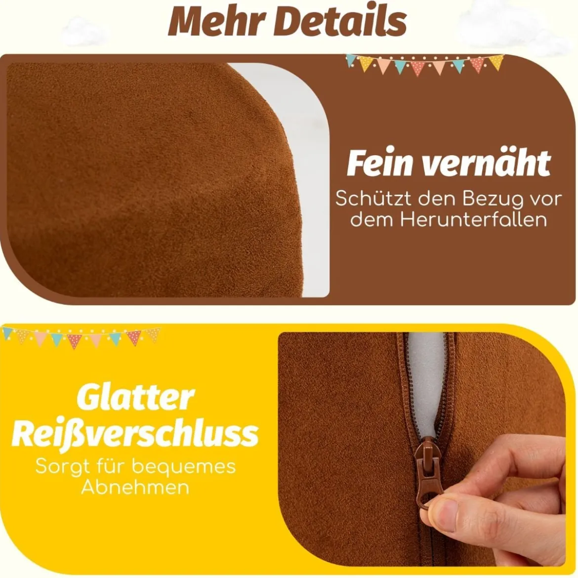 5 TLG. Schaumstoffbausteine Riesenbausteine mit Bällebad (ohne Bälle) Großbausteine zum Toben Rosa/Grau/Beige