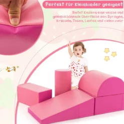 5 TLG. Schaumstoffbausteine Riesenbausteine zum Toben & Klettern Großbausteine Softbausteine