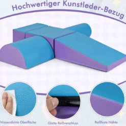 5 TLG. Schaumstoffbausteine Riesenbausteine zum Toben & Klettern Großbausteine Softbausteine
