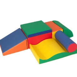 7 TLG. Schaumstoffbausteine zum Toben & Klettern Riesenbausteine aus Schaumstoff Softbausteine